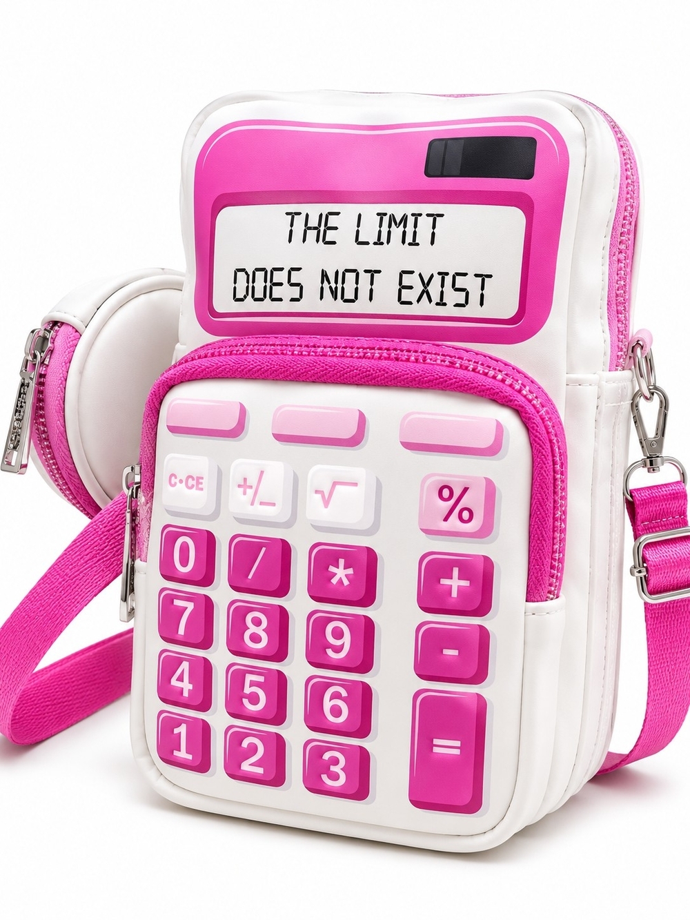 Loungefly Mean Girls “The Limit Does Not Exist” Calculator Crossbody Bag & Pouch - Picture 2 of 10